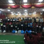 शिविर में पत्रकारों के स्वास्थ्य की हुई जांच