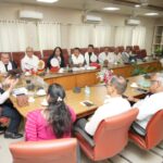 त्रिशूल चौक_मेडिकल कॉलेज मार्ग के चौड़ीकरण कार्य धीमी पर भड़के विधायक