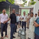 बिना अनुमति एवं निर्धारित मानकों के विपरीत संचालित लाउडस्पीकरों पर कार्रवाई