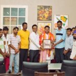 महाविद्यालय में लगाए पौधे,प्राचार्य ने पौधे लगाने को किया प्रेरित